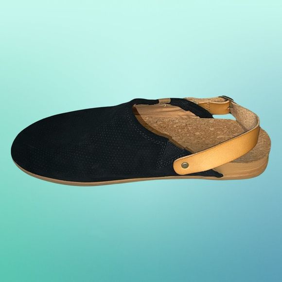 Reef Women's Cushion Sage Se Slipper Suede Black Size 9 - Picture 6 of 6